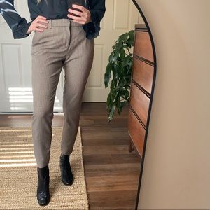 Zara houndstooth trousers